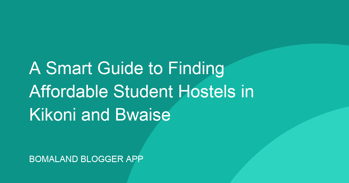 A Smart Guide to Finding Affordable Student Hostels in Kikoni and Bwaise