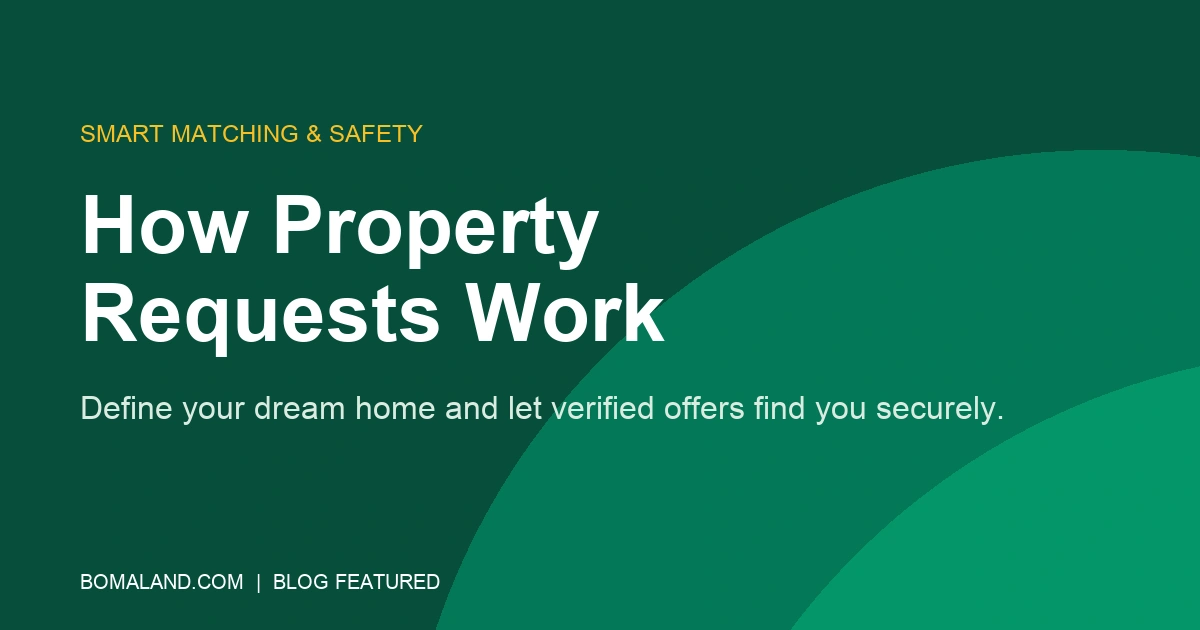 Tell Us What You Need: How Bomaland’s Property Requests Deliver Speed and Security